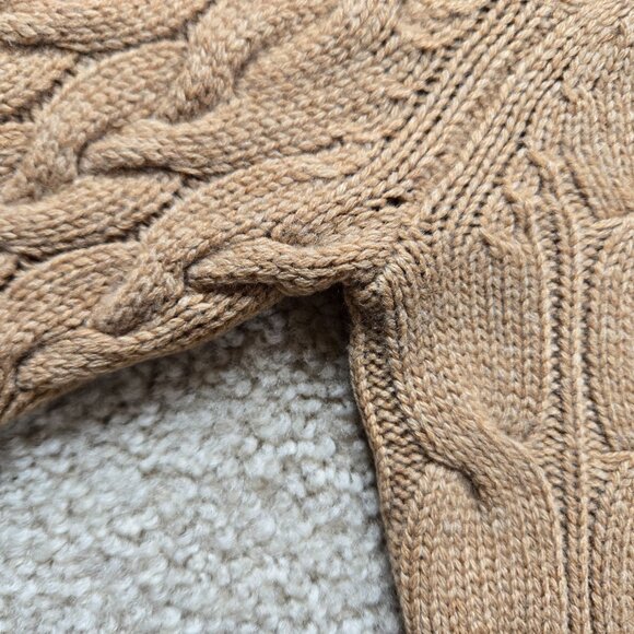 NWOT Brooks Brothers Wool Cashmere Cable Knit Turtleneck Sweater - Picture 8 of 11